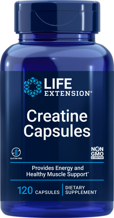Life Extension Creatine Capsules 120 Capsules at MYSUPPLEMENTSHOP