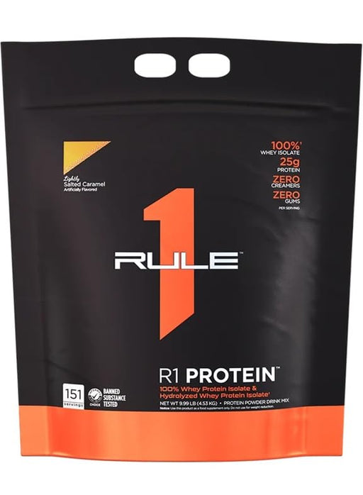 R1 Protein, Lightly Salted Caramel - 4530g | Premium Whey Proteins at MYSUPPLEMENTSHOP.co.uk