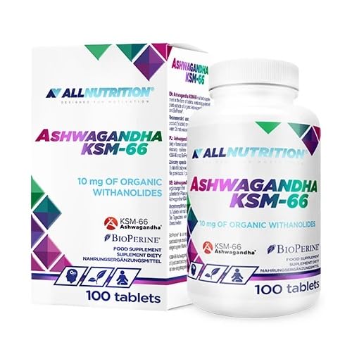 Allnutrition Ashwagandha KSM-66 - 100 tablets Best Value Herbal Supplement at MYSUPPLEMENTSHOP.co.uk