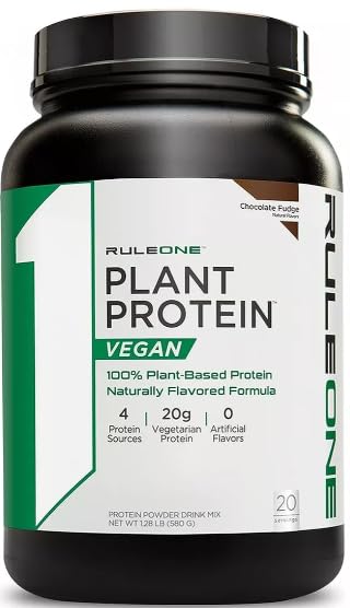Rule One Plant Protein, Chocolate - 670g Best Value Pea Proteins at MYSUPPLEMENTSHOP.co.uk