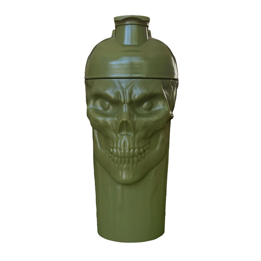JNX Sports The Curse! Skull Shaker 700ml Military Green at MySupplementShop.co.uk
