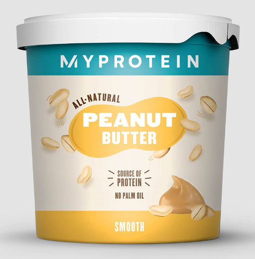 MyProtein All-Natural Peanut Butter 1kg Smooth at MySupplementShop.co.uk