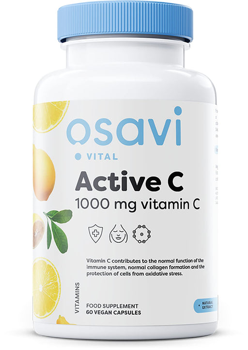 Osavi Active C, 1000mg Vitamin C - 60 vegan caps | High-Quality Vitamin C | MySupplementShop.co.uk