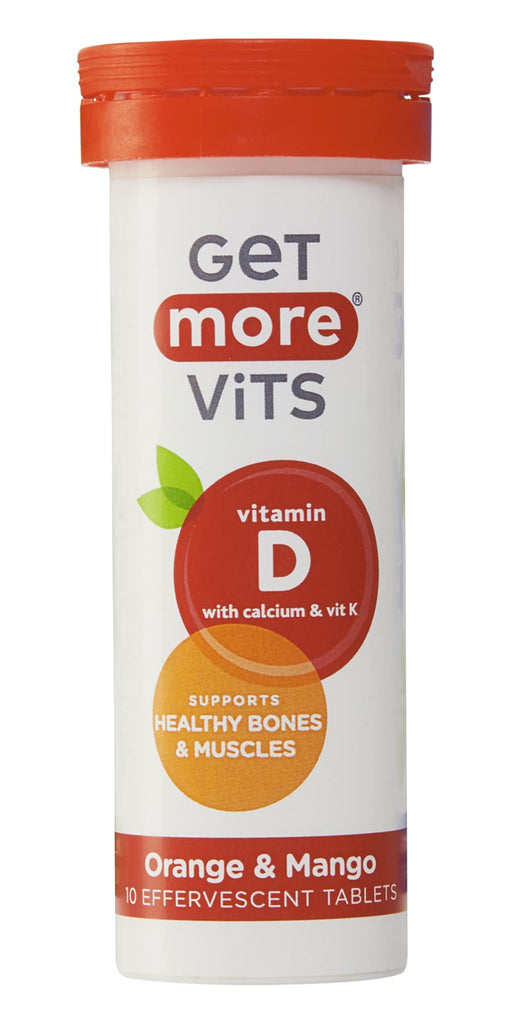 Get More Vits Vitamin D 10 Tabs | Top Rated Sports Supplements at MySupplementShop.co.uk