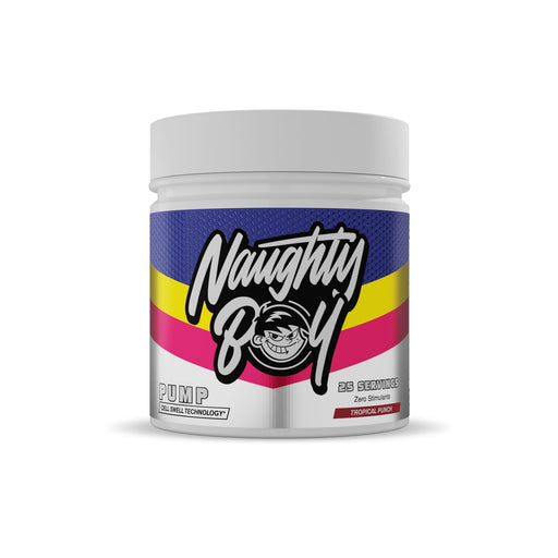 Naughty Boy Pump 400g Tropical Punch cheapest price with MYSUPPLEMENTSHOP.co.uk