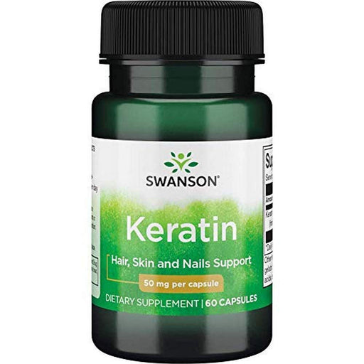 Swanson Keratin, 50mg - 60 caps | High-Quality Supplements | MySupplementShop.co.uk