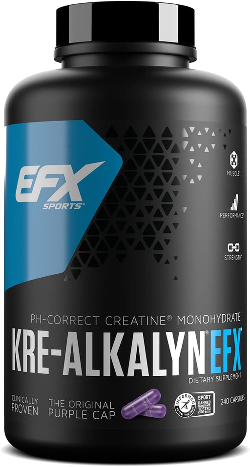 EFX Sports Kre-Alkalyn 240 Caps | High-Quality Creatine Supplements | MySupplementShop.co.uk