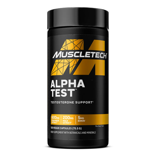 MuscleTech Alpha Test - 120 vcaps Best Value Nutritional Supplement at MYSUPPLEMENTSHOP.co.uk