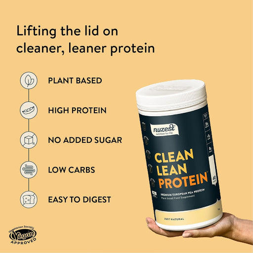 Nuzest Clean Lean Protein 1kg Just Natural | High-Quality Sports Nutrition | MySupplementShop.co.uk
