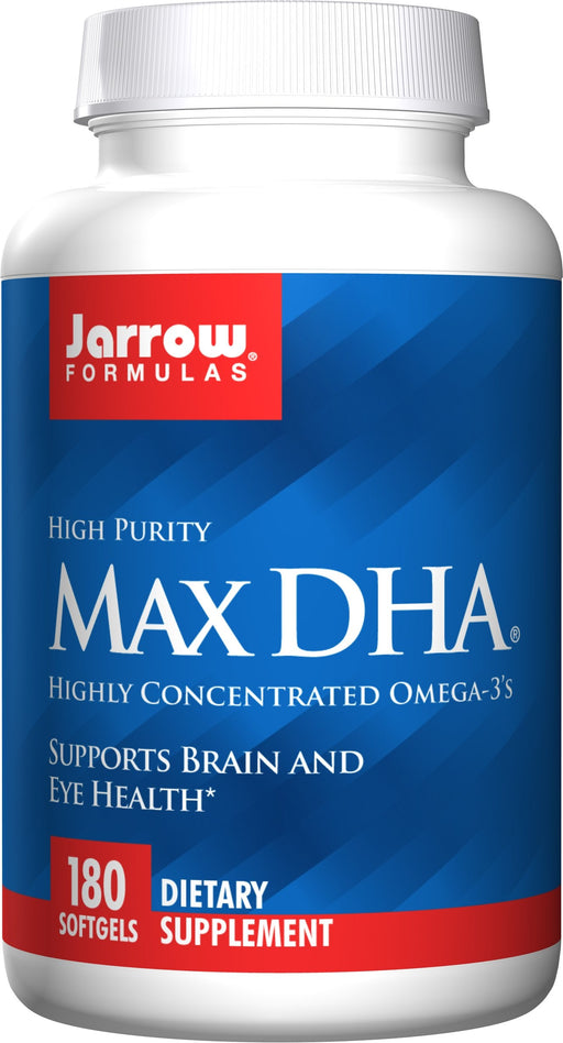 Jarrow Formulas Max DHA - 180 softgels | High-Quality Omegas, EFAs, CLA, Oils | MySupplementShop.co.uk