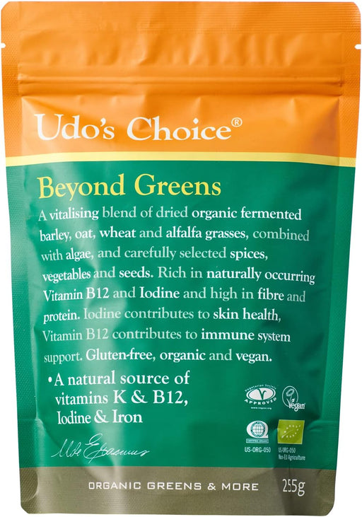 Udo's Choice Beyond Greens 255g | High-Quality Vitamins & Supplements | MySupplementShop.co.uk