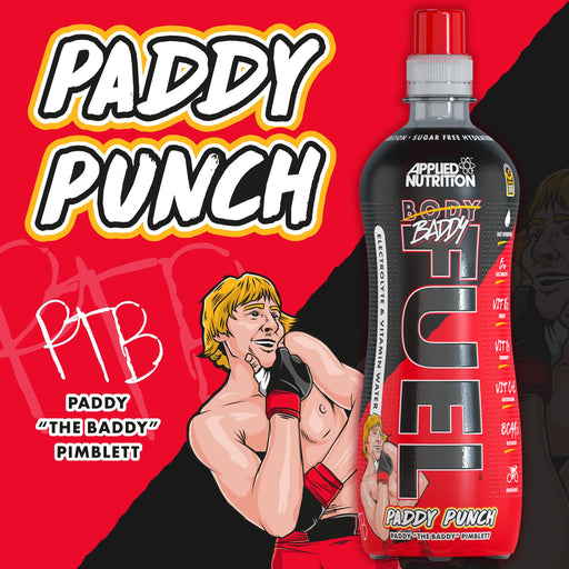 Applied Nutrition Body Fuel Electrolyte Water 12x500ml Paddy Punch | High-Quality Supplements | MySupplementShop.co.uk