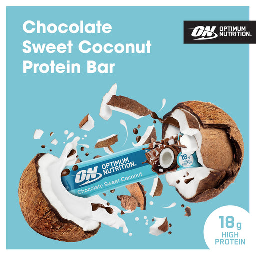 Optimum Nutrition Crunch Bar 12x55g Sweet Coconut cheapest price with MYSUPPLEMENTSHOP.co.uk