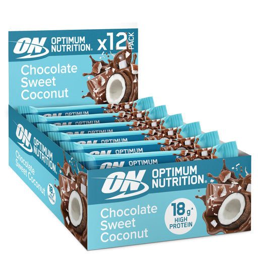 Optimum Nutrition Crunch Bar 12x55g Sweet Coconut cheapest price with MYSUPPLEMENTSHOP.co.uk