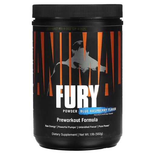 Animal Fury 502g Blue Raspberry | Top Rated Sports Supplements at MySupplementShop.co.uk