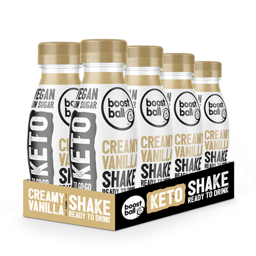 Boostball Keto RTD Shake 12x310ml Creamy Vanilla | Premium Protein at MySupplementShop.co.uk