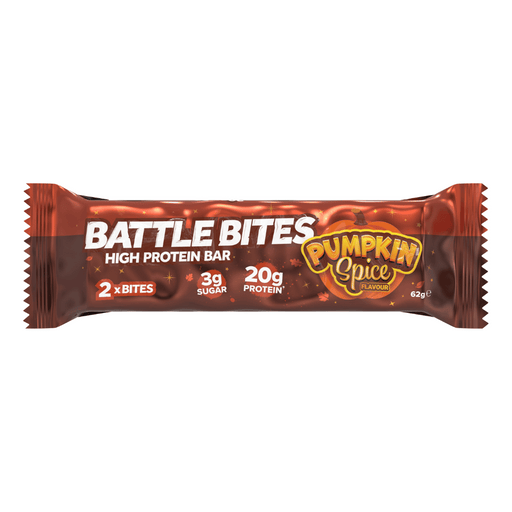 Battle Snacks Battle Bites 12x62g Pumpkin Spice at MySupplementShop.co.uk