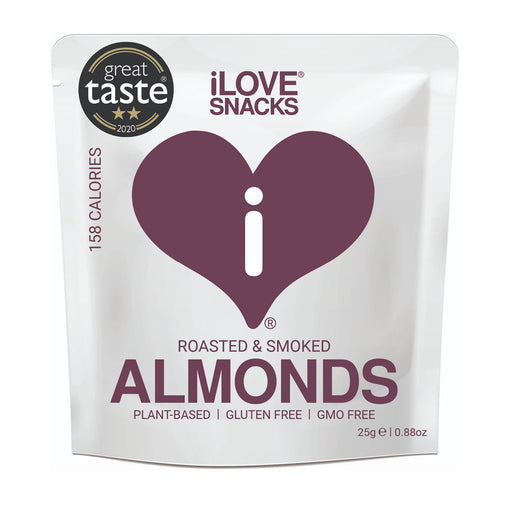 I Love Snacks Smoked Almonds 20x25g Smoked Almonds | Top Rated Supplements at MySupplementShop.co.uk