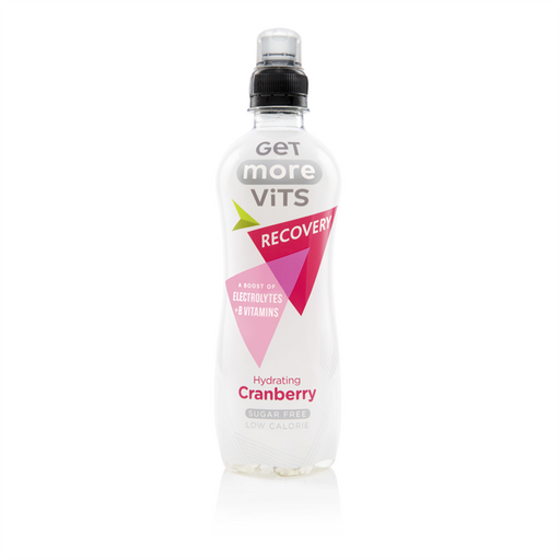Get More Vits Recovery 12x500ml Still Hydrating Cranberry | Premium Hydration/Isotonic Drinks at MySupplementShop.co.uk