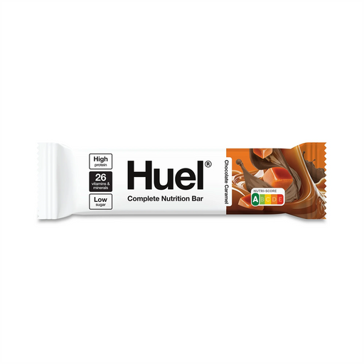 HUEL Complete Nutrition Bar 12x51g Chocolate Caramel Best Value Sports Supplements at MYSUPPLEMENTSHOP.co.uk