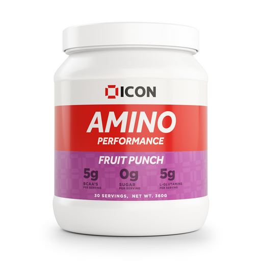 ICON Nutrition Amino Performance 360g Fruit Punch | Premium Amino Acids and BCAAs at MySupplementShop.co.uk