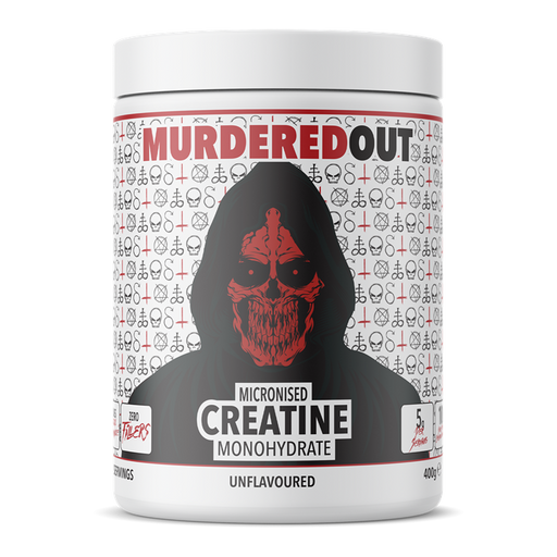 Murdered Out Creatine Monohydrate 400g | High-Quality Sports Supplements | MySupplementShop.co.uk
