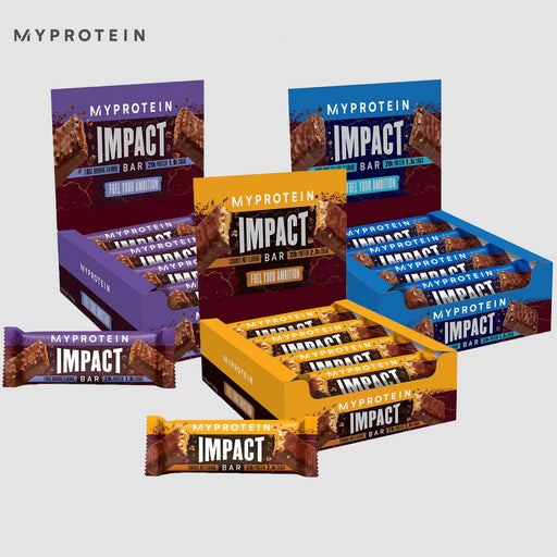 MyProtein Impact Protein Bar 12 x 64g | High-Quality Protein Bars | MySupplementShop.co.uk