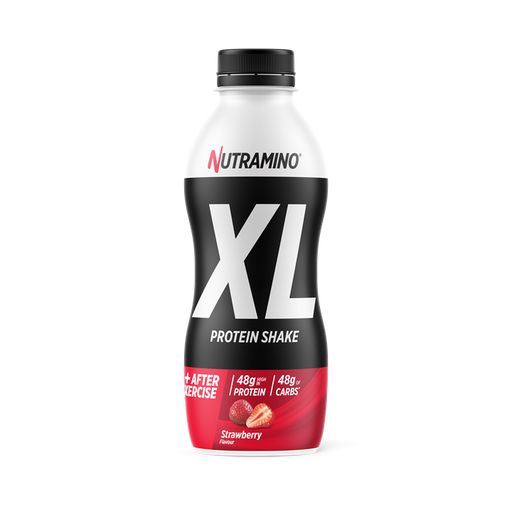 Nutramino Protein XL Shake 12x475ml Strawberry | Premium Protein at MySupplementShop.co.uk