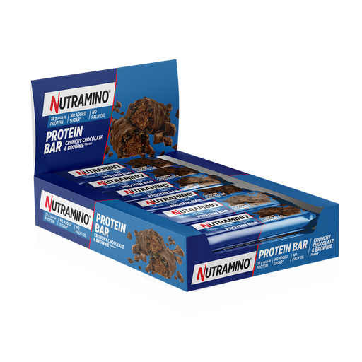 Nutramino Protein Bar 12x55g Crunchy Chocolate Brownie