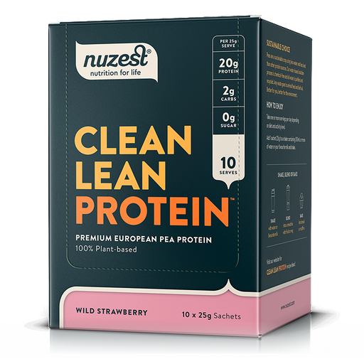 Nuzest Clean Lean Protein 10x25g Wild Strawberry | Premium Protein at MySupplementShop.co.uk