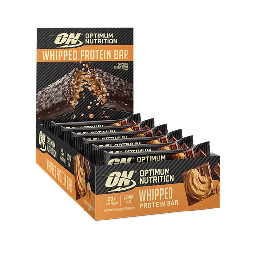 Optimum Nutrition Whipped Protein Bar 10x60g Chocolate Peanut Butter | Premium Protein at MySupplementShop.co.uk