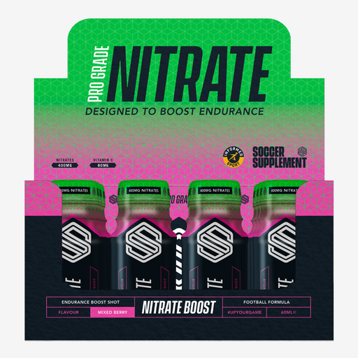 Soccer Supplement Nitrate Shot 12x60ml Mixed Berry | Premium Vitamin C at MYSUPPLEMENTSHOP.co.uk