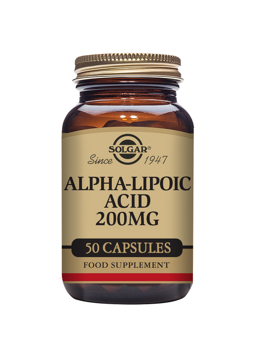 Solgar Alpha-Lipoic Acid 200mg 50 Veg Caps at MySupplementShop.co.uk