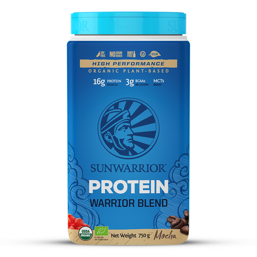 Sunwarrior Protein Warrior Blend 750g Mocha | Premium Protein at MySupplementShop.co.uk