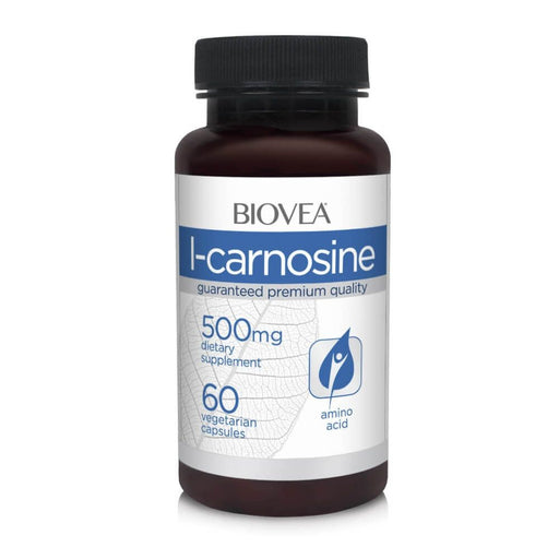Biovea L-Carnosine 500mg 60 Vegetarian Capsules | Premium Supplements at MYSUPPLEMENTSHOP