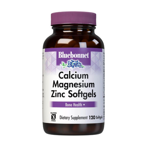 Bluebonnet Calcium, Magnesium, Zinc &amp; Vitamin D3 120 Softgels | Premium Supplements at MYSUPPLEMENTSHOP