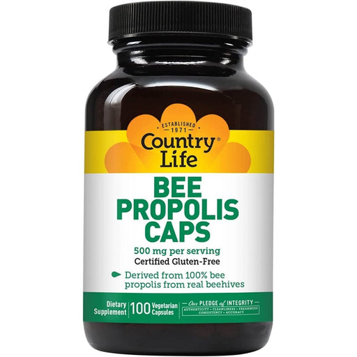 Country Life Bee Propolis 500mg 100 Vegetarian Capsules | Premium Supplements at MYSUPPLEMENTSHOP