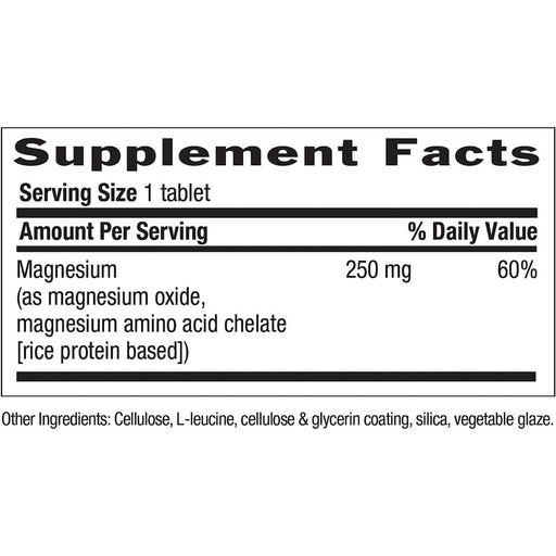 Country Life Chelated Magnesium 250mg 180 Tablet | Premium Supplements at MYSUPPLEMENTSHOP