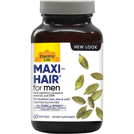Country Life Maxi-Hair for Men 60 Softgels | Premium Supplements at MYSUPPLEMENTSHOP