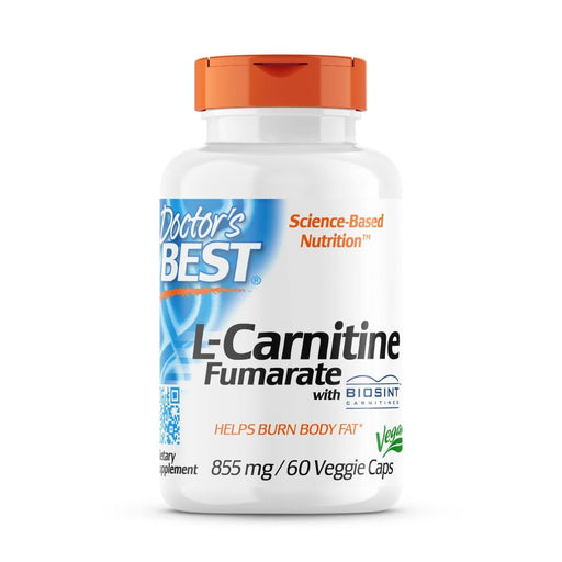 Doctor's Best L-Carnitine Fumarate with Biosint Carnitines, 855 mg 60 Veggie Capsules | Premium Supplements at MYSUPPLEMENTSHOP