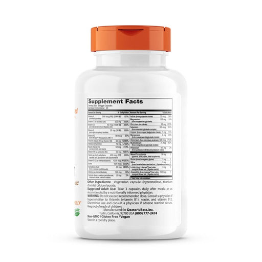 Doctor's Best Multi-Vitamin with Vitashine D3 and Quatrefolic 90 Veggie Capsules | Premium Supplements at MYSUPPLEMENTSHOP