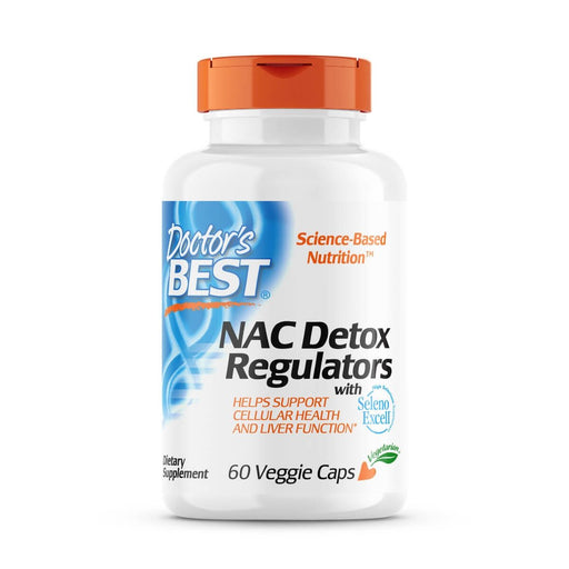 Doctor's Best NAC Detox Regulators 60 Veggie Capsules | Premium Supplements at MYSUPPLEMENTSHOP