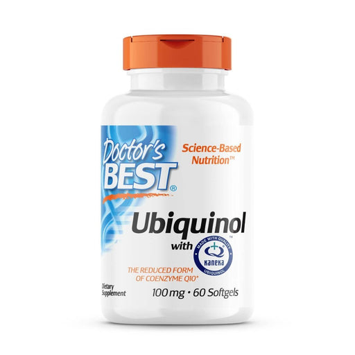 Doctor's Best Ubiquinol with Kaneka 100mg 60 Softgels | Premium Supplements at MYSUPPLEMENTSHOP