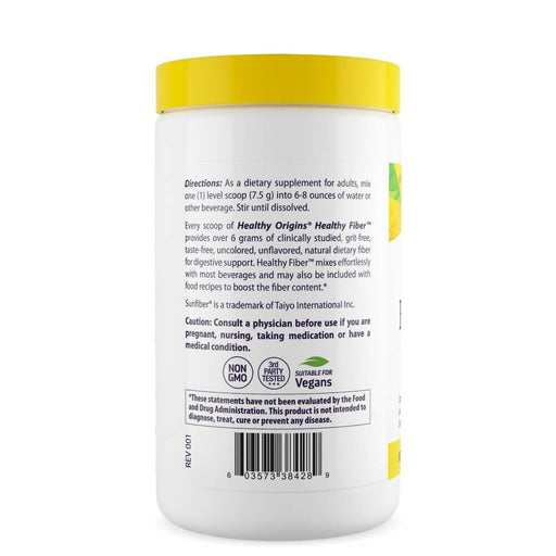 Healthy Origins Natural Healthy Fiber 225 g (7.9 oz) | Premium Supplements at MYSUPPLEMENTSHOP