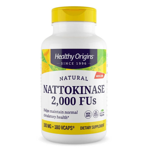 Healthy Origins Nattokinase 2000 FUs 180 Veg Capsules | Premium Supplements at MYSUPPLEMENTSHOP