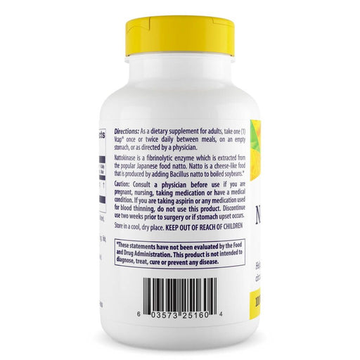 Healthy Origins Nattokinase 2000 FUs 180 Veg Capsules | Premium Supplements at MYSUPPLEMENTSHOP
