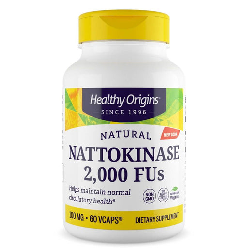 Healthy Origins Nattokinase 2000 FUs 60 Veg Capsules | Premium Supplements at MYSUPPLEMENTSHOP