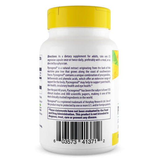 Healthy Origins Pycnogenol 100 mg 30 Veggie Capsules | Premium Supplements at MYSUPPLEMENTSHOP