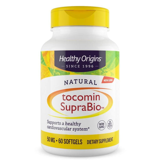 Healthy Origins Tocomin SupraBio Tocotrienols 50 mg 60 Softgels | Premium Supplements at MYSUPPLEMENTSHOP