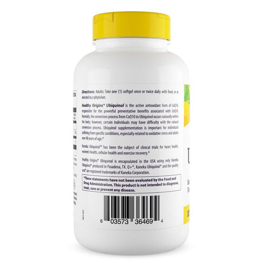 Healthy Origins Ubiquinol 100mg 150 Softgels | Premium Supplements at MYSUPPLEMENTSHOP